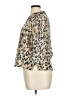 Ruby Rd. Animal Print Tan 3/4 Sleeve Blouse Size 14 (petite) - photo 5