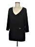 Orage Black 3/4 Sleeve T-Shirt Size M - photo 1