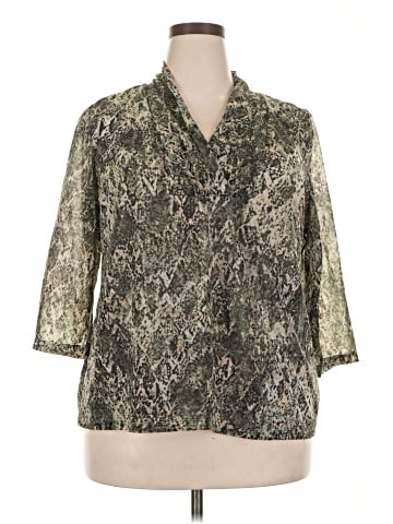 Dana Buchman 3/4 Sleeve Blouse (view 1)