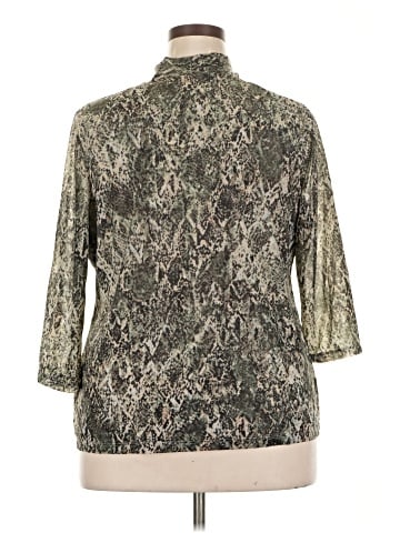Dana Buchman 3/4 Sleeve Blouse (view 2)