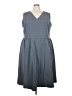 BLOOMCHIC Solid Gray Casual Dress Size 26 waist - photo 1