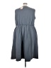 BLOOMCHIC Solid Gray Casual Dress Size 26 waist - photo 2