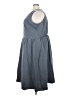 BLOOMCHIC Solid Gray Casual Dress Size 26 waist - photo 5