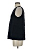 Theory 100% Silk Black Blue Sleeveless Silk Top Size S - photo 5