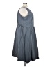 BLOOMCHIC Solid Gray Casual Dress Size 26 waist - photo 4
