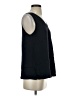 Theory 100% Silk Black Blue Sleeveless Silk Top Size S - photo 4