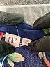 Gap 100% Rayon Floral Blue Jumpsuit Size 4 - photo 4