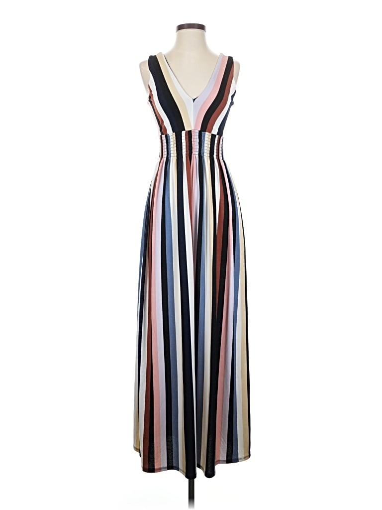 Pre-owned Black Tape_ Casual Dress In White