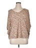 Unbranded Tan 3/4 Sleeve Blouse Size L - photo 1