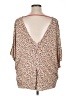 Unbranded Tan 3/4 Sleeve Blouse Size L - photo 2
