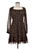Lulus 100% Polyester Floral Black Casual Dress Size M - photo 1