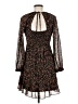 Lulus 100% Polyester Floral Black Casual Dress Size M - photo 2