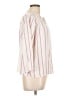 Splendid Stripes Pink 3/4 Sleeve Blouse Size L - photo 4