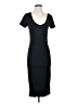 Leith Solid Black Casual Dress Size S - photo 1