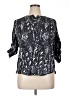 Serengeti Black 3/4 Sleeve Blouse Size 1X - photo 1