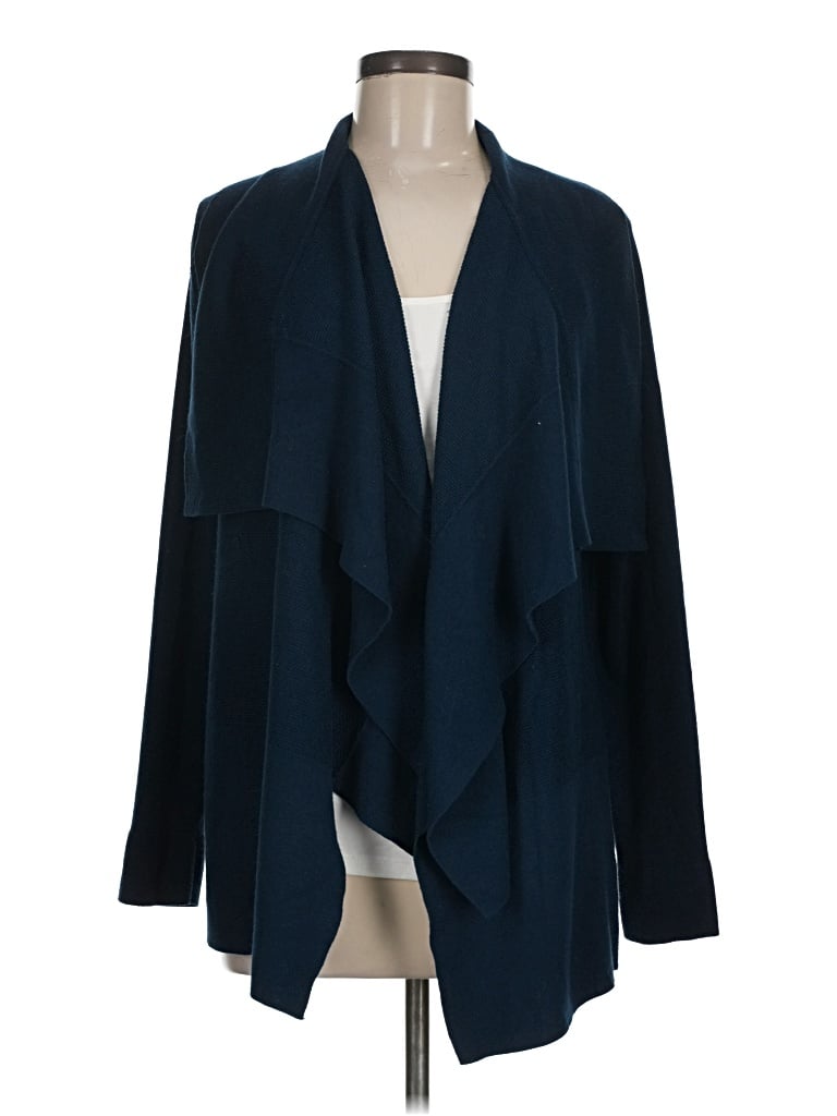 Pre-owned Evolution By Cyrus Cardigan Sweater In Blue