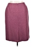 Le Suit 100% Polyester Solid Burgundy Formal Skirt Size 16 - photo 2
