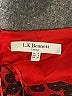 L.K. Bennett Print Red Cocktail Dress Size 6 - photo 6