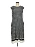 Chico's Chevron-herringbone Gray Casual Dress Size Med (1) - photo 1