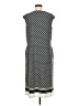 Chico's Chevron-herringbone Gray Casual Dress Size Med (1) - photo 2