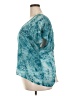 Maurices 100% Polyester Teal Short Sleeve Blouse Size 20 (2) - photo 5