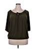 Star Vixen Green 3/4 Sleeve Blouse Size XXL (estimated) - photo 1