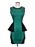 Bailey Blue Color Block Green Cocktail Dress Size S - photo 1