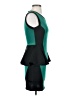 Bailey Blue Color Block Green Cocktail Dress Size S - photo 4