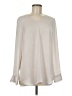 CAbi 100% Polyester Ivory Long Sleeve Blouse Size M - photo 1
