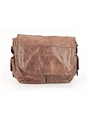 Cole Haan Leather Messenger (view 1)