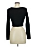 Ardene Black Long Sleeve Top Size M - photo 2