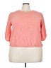 Unbranded Pink 3/4 Sleeve Blouse Size 3X - photo 1