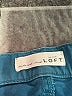 Ann Taylor LOFT Color Block Teal Jeans Size 28 waist - photo 7