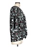 Fashion Floral Black 3/4 Sleeve Blouse Size L - photo 4