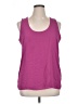 Ann Taylor 100% Polyester Purple Sleeveless Top Size XL - photo 1