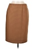 Boutique Essentials Solid Brown Formal Skirt Size M - photo 1