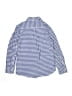 Crewcuts 100% Cotton Checkered-gingham Blue Long Sleeve Button-Down Shirt Size 10 - photo 2