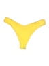 Onia Solid Yellow Orange Swimsuit Bottoms Size L (estimated) - photo 2
