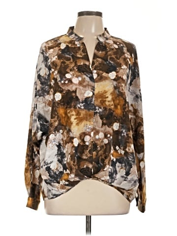 Patrizia Luca Long Sleeve Blouse (view 1)