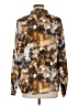 Patrizia Luca 100% Polyester Print Brown Long Sleeve Blouse Size L - photo 2