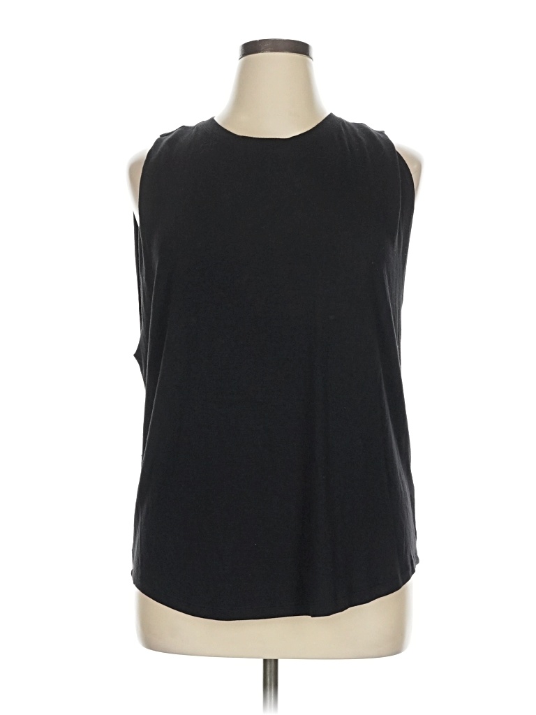 Pre-owned Athleta Sleeveless T-shirt In Black
