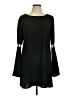Leith 100% Polyester Solid Black Casual Dress Size L - photo 1