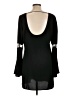 Leith 100% Polyester Solid Black Casual Dress Size L - photo 2