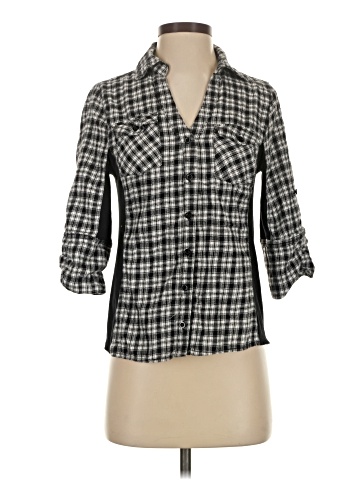 Miss Ashley 3/4 Sleeve Button-Down Shirt (view 1)