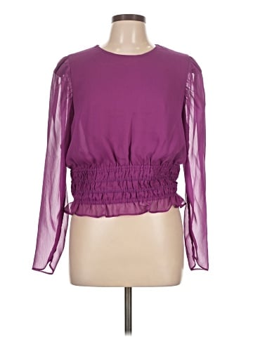 Express Outlet Long Sleeve Blouse (view 1)