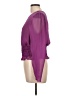 Express Outlet 100% Polyester Purple Long Sleeve Blouse Size L - photo 5