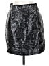 J.Crew 100% Polyester Metallic Silver Formal Skirt Size 00 - photo 1