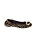 Ann Taylor Animal Print Brown Black Flats Size 6 - photo 1