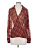Nameless 100% Polyester Plaid Red Long Sleeve Blouse Size S - photo 1
