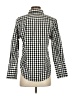 J.Crew 100% Cotton Checkered-gingham Black 3/4 Sleeve Blouse Size 2 - photo 2